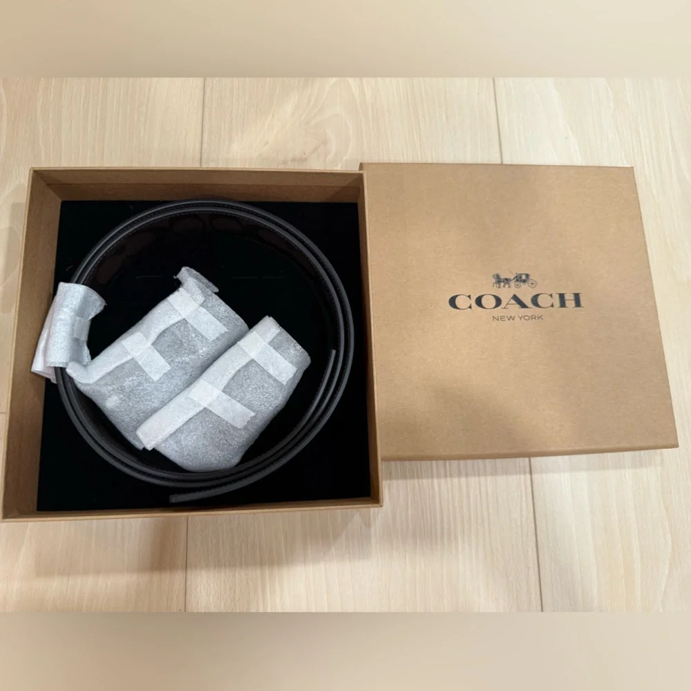 (NEW)Boxed Plaque And Harness Buckle Cut To Size Reversible Belt, 38 Mm C6812 - Picture 2 of 10